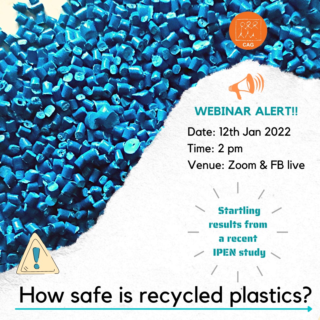 How safe is recycled plastic? CAG